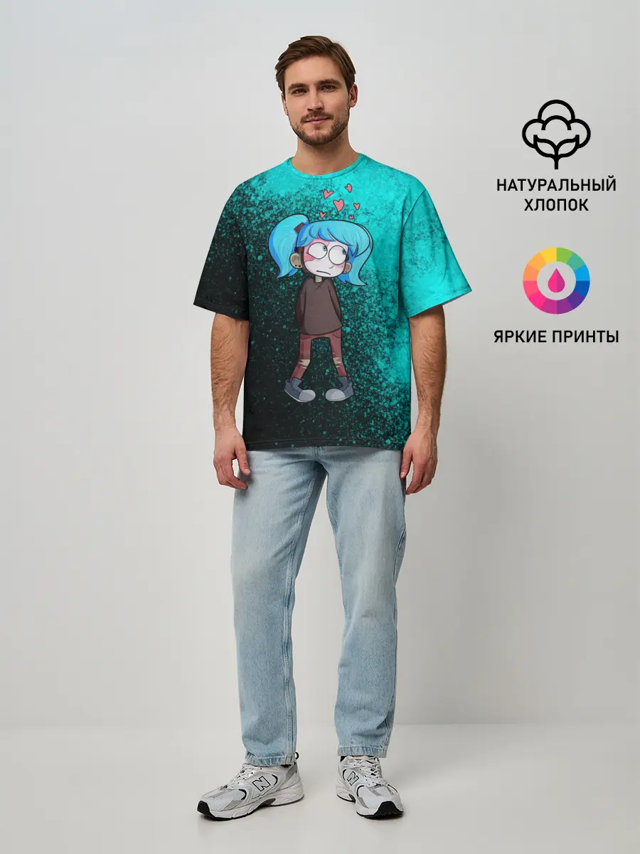 Мужская футболка оверсайз / Sally face