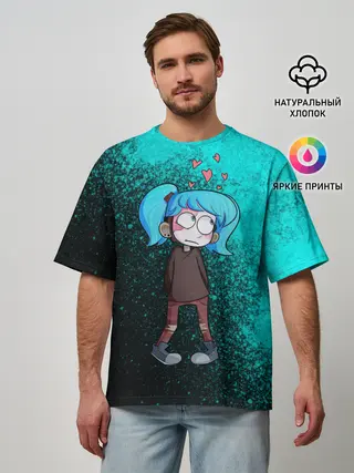 Мужская футболка оверсайз / Sally face