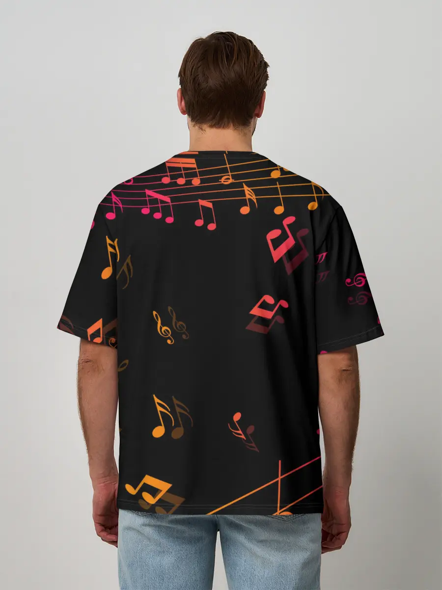 Мужская футболка оверсайз / HAZBIN HOTEL ALASTOR.