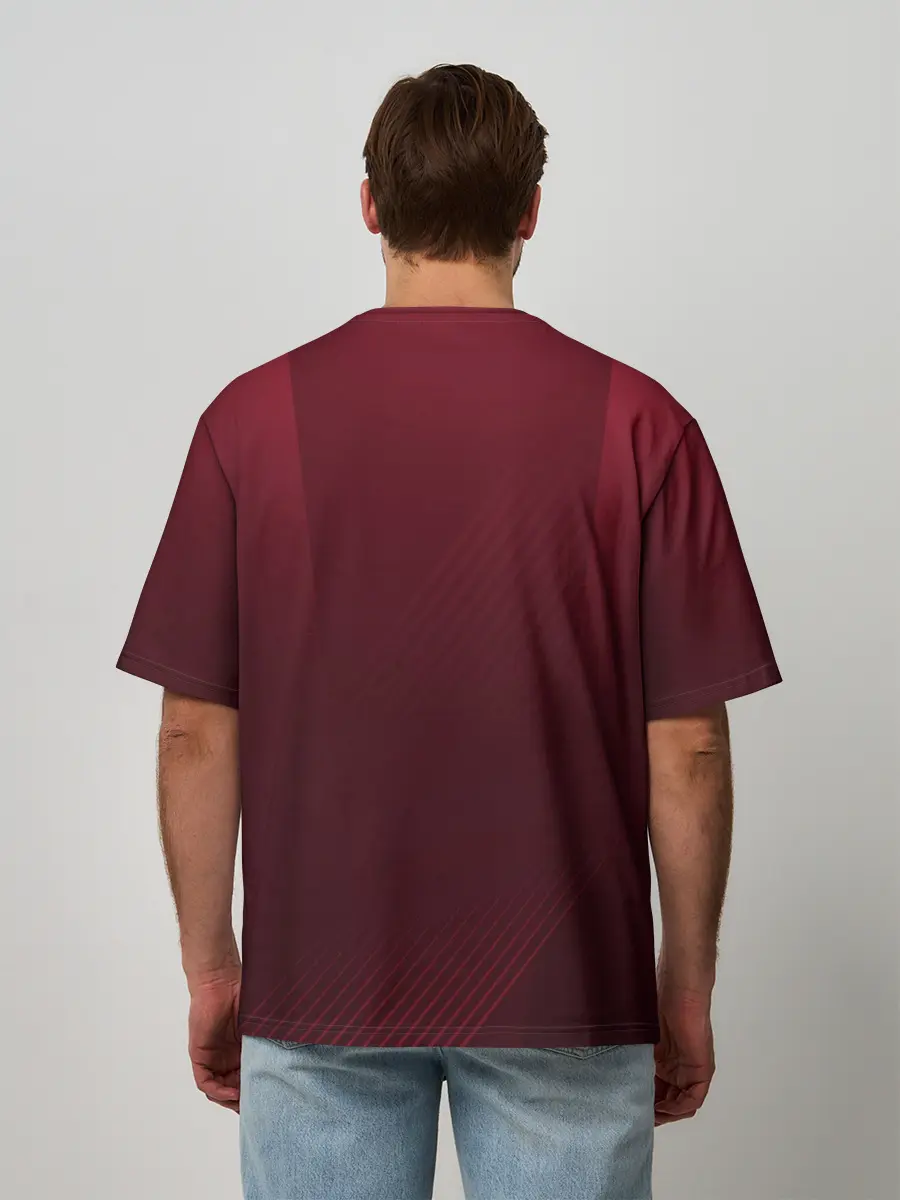 Мужская футболка оверсайз / The Flash