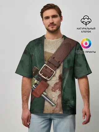 Мужская футболка оверсайз / Пират