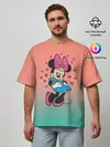 Мужская футболка оверсайз / Минни Маус