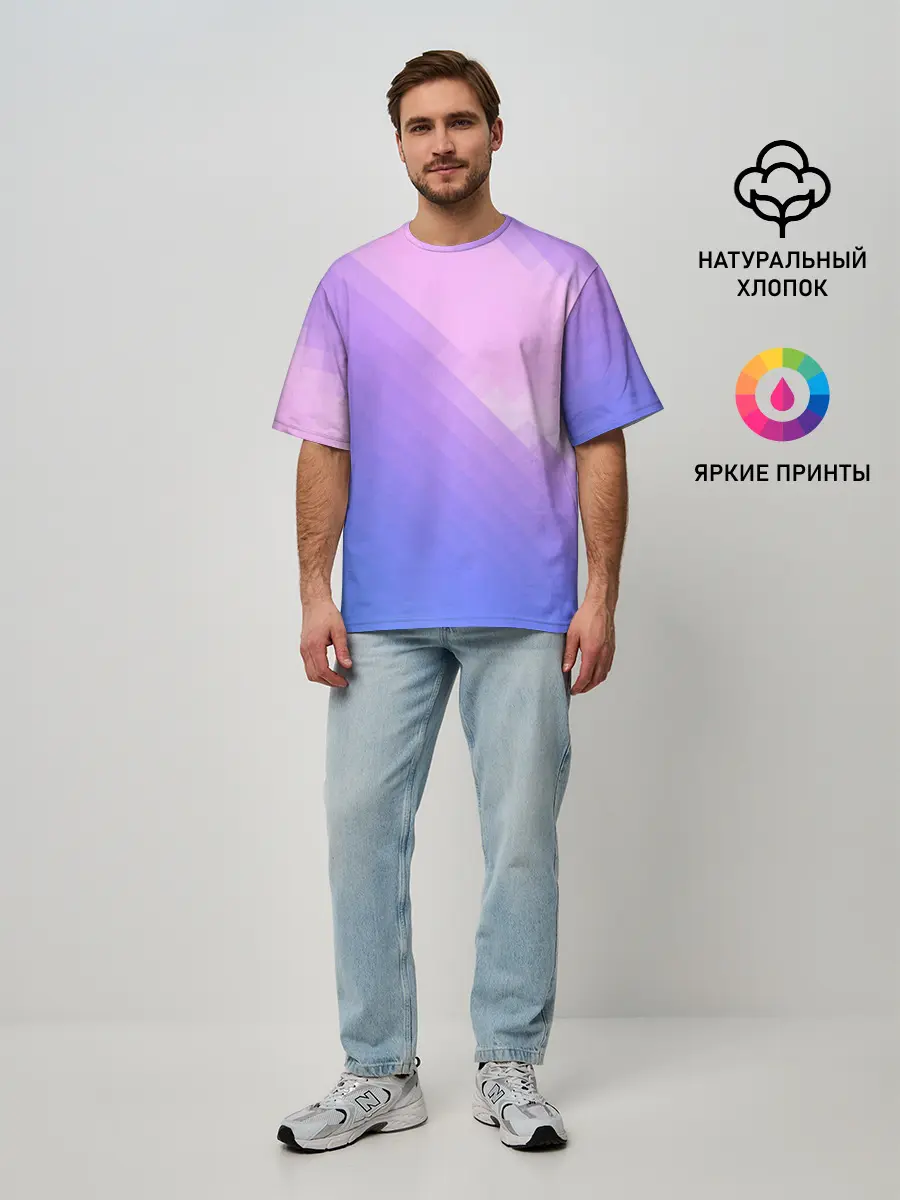 Мужская футболка оверсайз / Пикси