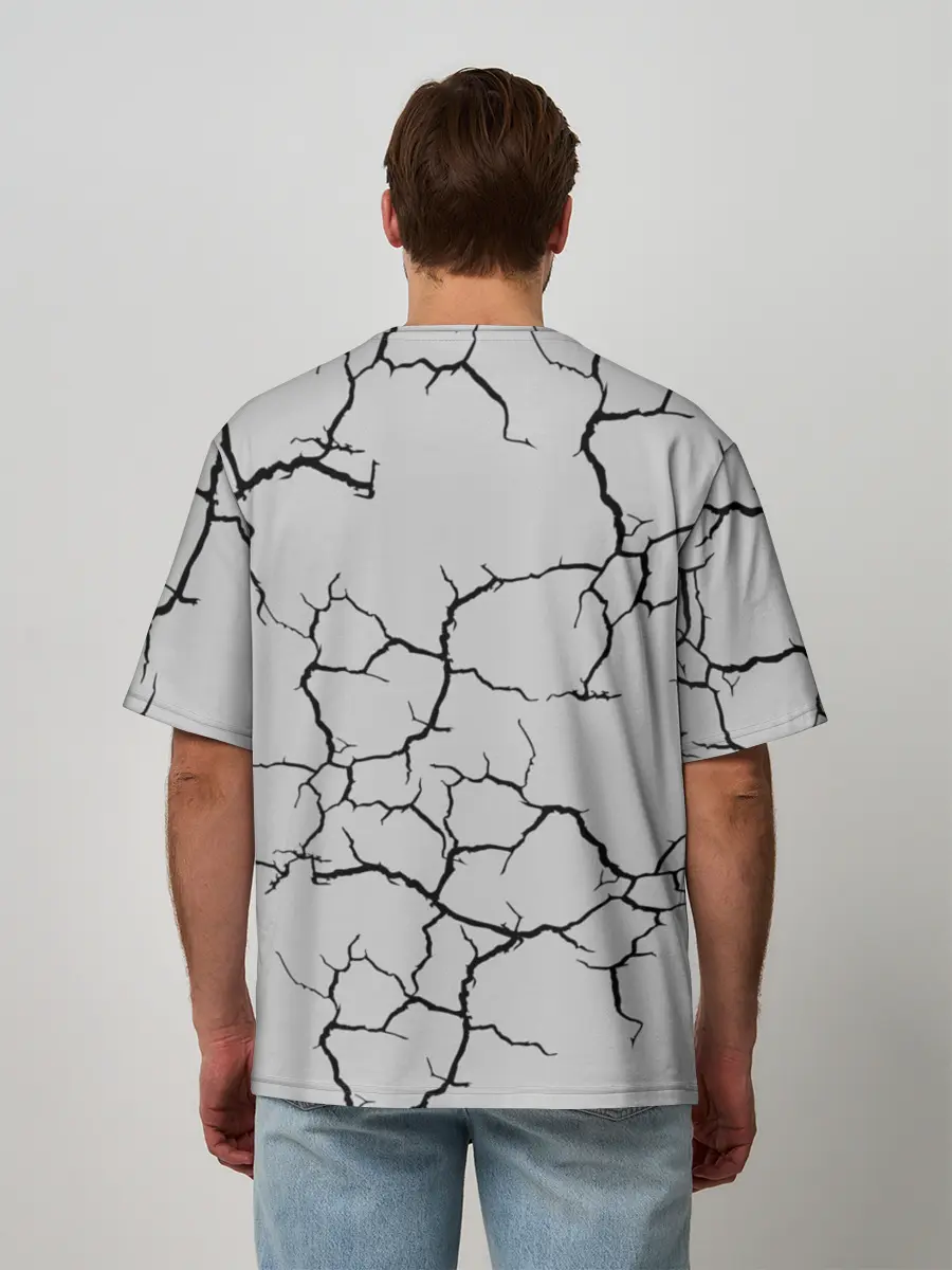 Мужская футболка оверсайз / Horror | Сиреноголовый