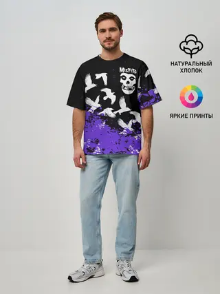 Мужская футболка оверсайз / MISFITS [6]