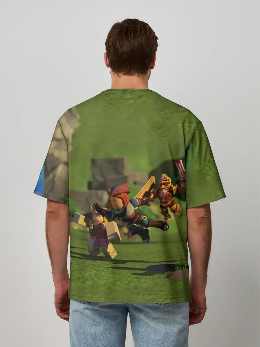 Мужская футболка оверсайз / ROBLOX