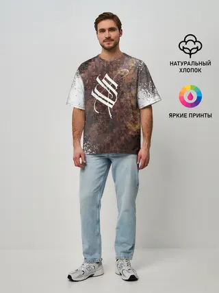 Мужская футболка оверсайз / Stigmata | Стигмата