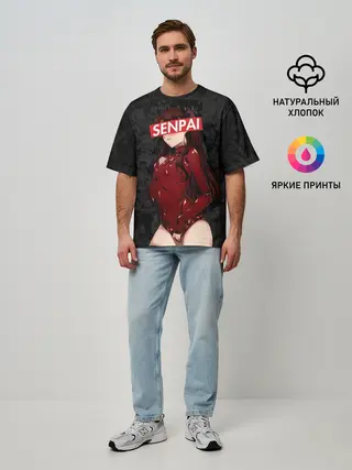 Мужская футболка оверсайз / Anime