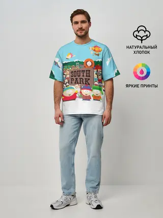 Мужская футболка оверсайз / South Park