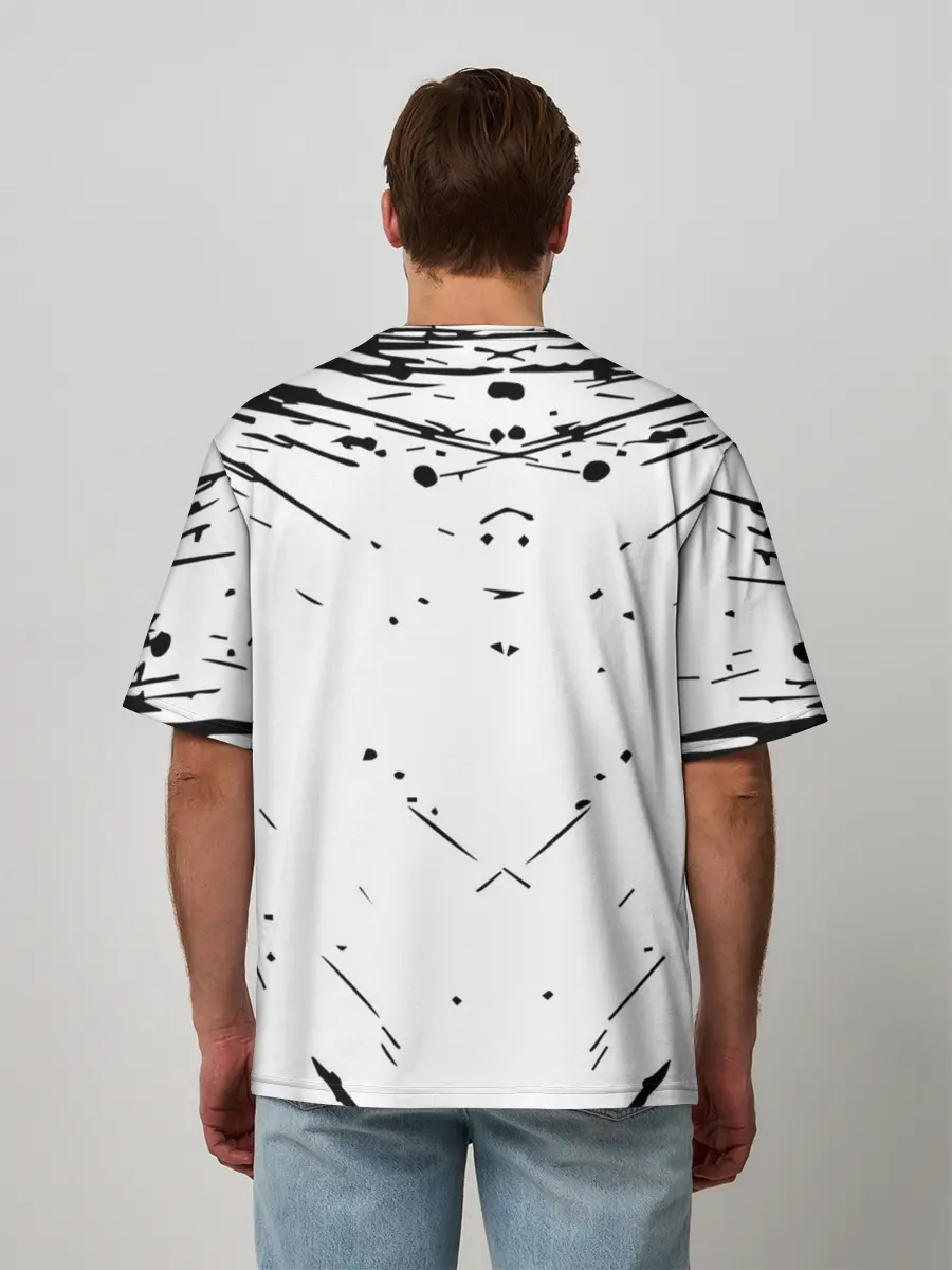 Мужская футболка оверсайз / korn