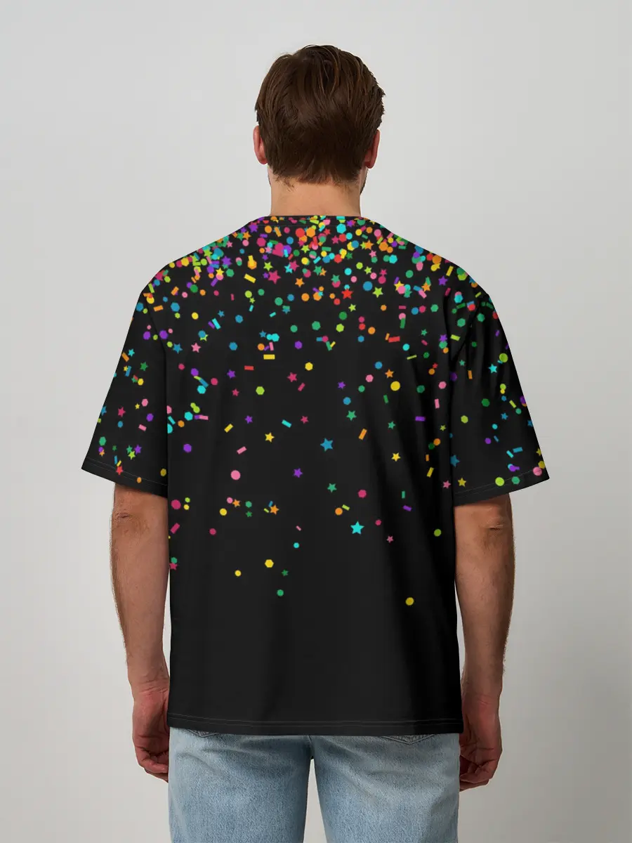 Мужская футболка оверсайз / Ёлка