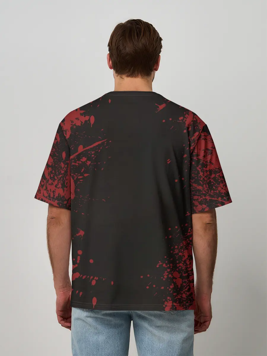 Мужская футболка оверсайз / Resident Evil Village