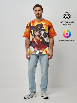 Мужская футболка оверсайз / MeguminYunyun