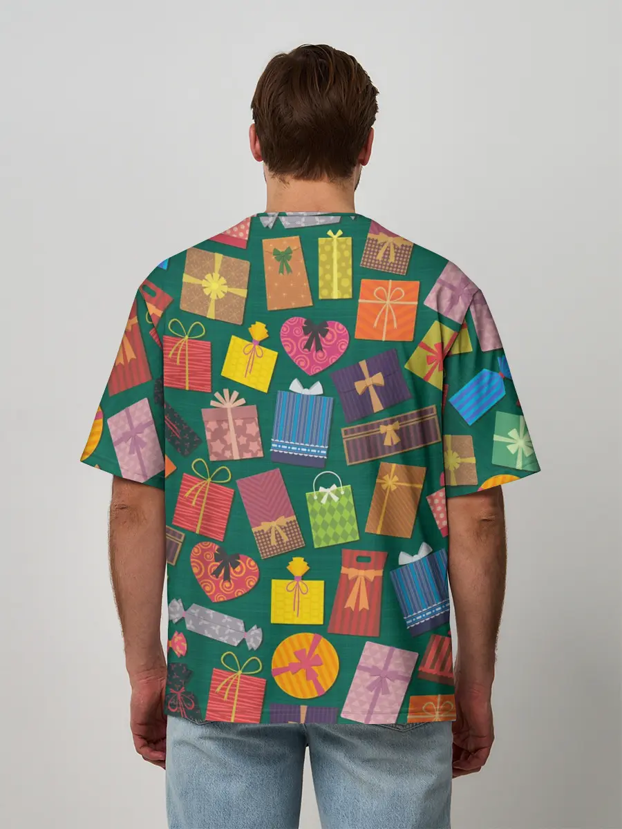 Мужская футболка оверсайз / Подарки