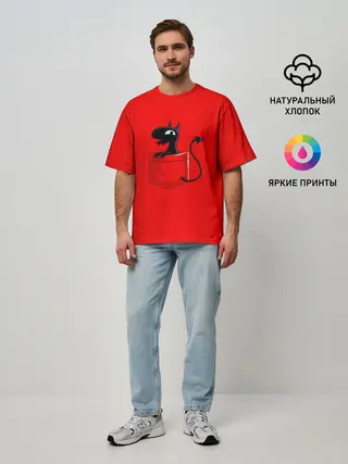 Мужская футболка оверсайз / disenchantment