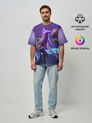 Мужская футболка оверсайз / KaiSa. KDA