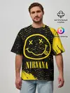 Мужская футболка оверсайз / NIRVANA / НИРВАНА