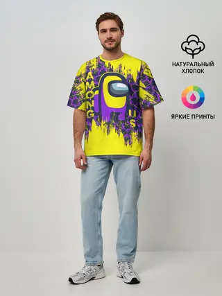 Мужская футболка оверсайз / AMONG US