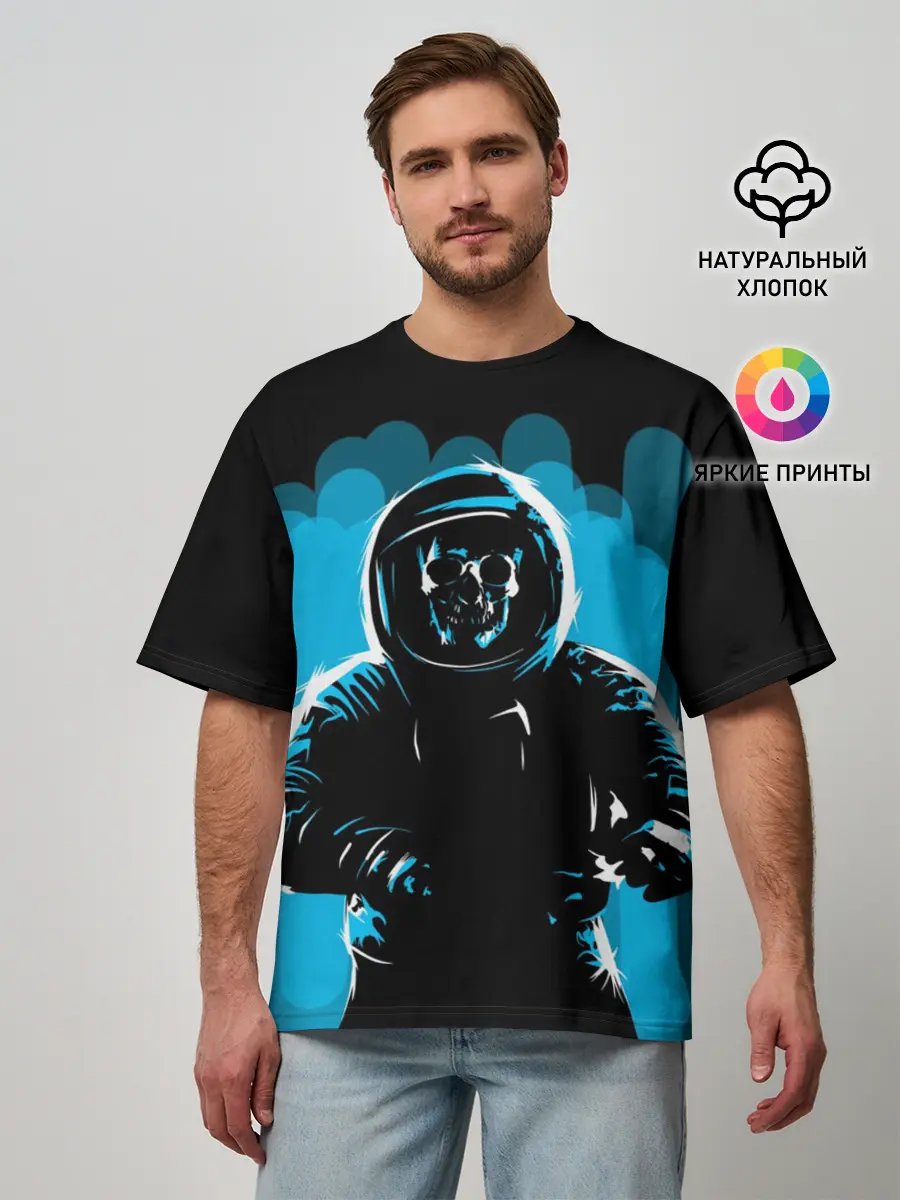 Мужская футболка оверсайз / Dead Space