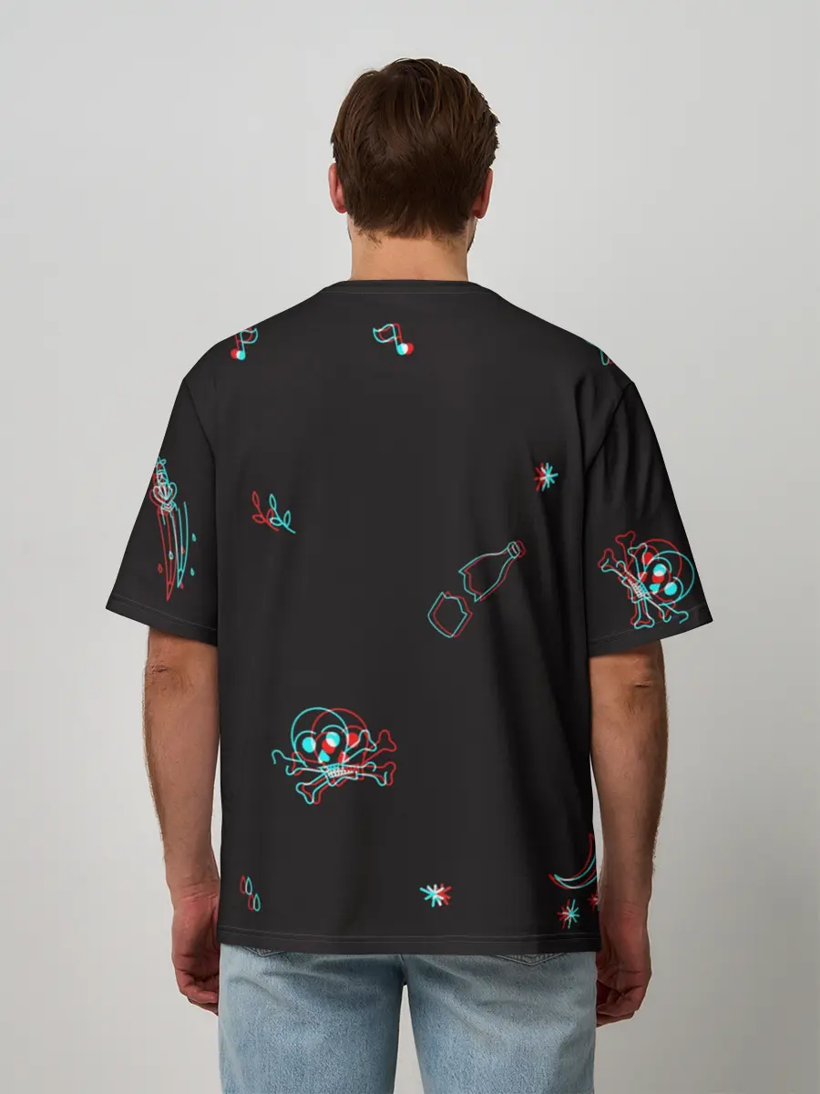 Мужская футболка оверсайз / Кровосток