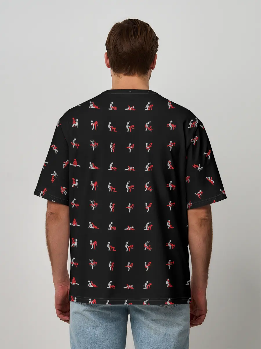 Мужская футболка оверсайз / Камасутра