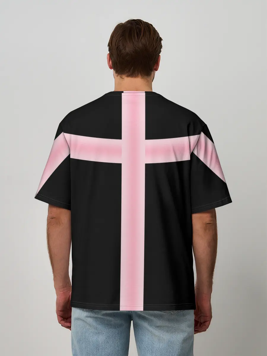 Мужская футболка оверсайз / ИГРА В КАЛЬМАРА, ДИЗАЙН ГРОБА