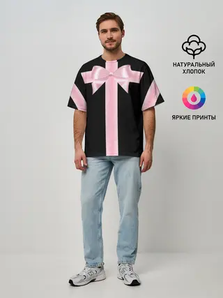 Мужская футболка оверсайз / ИГРА В КАЛЬМАРА, ДИЗАЙН ГРОБА