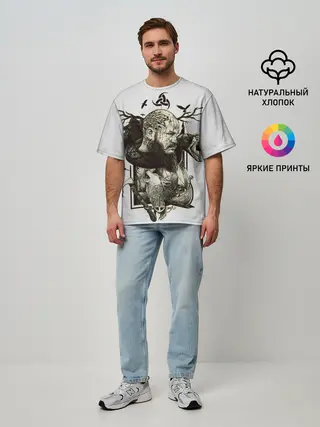 Мужская футболка оверсайз / ragnar