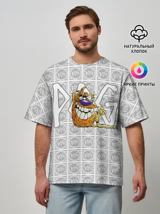 Мужская футболка оверсайз / POG