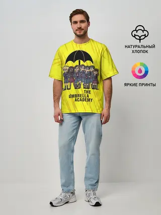 Мужская футболка оверсайз / The Umbrella Academy