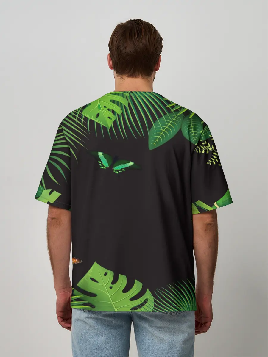 Мужская футболка оверсайз / Мир юрского периода