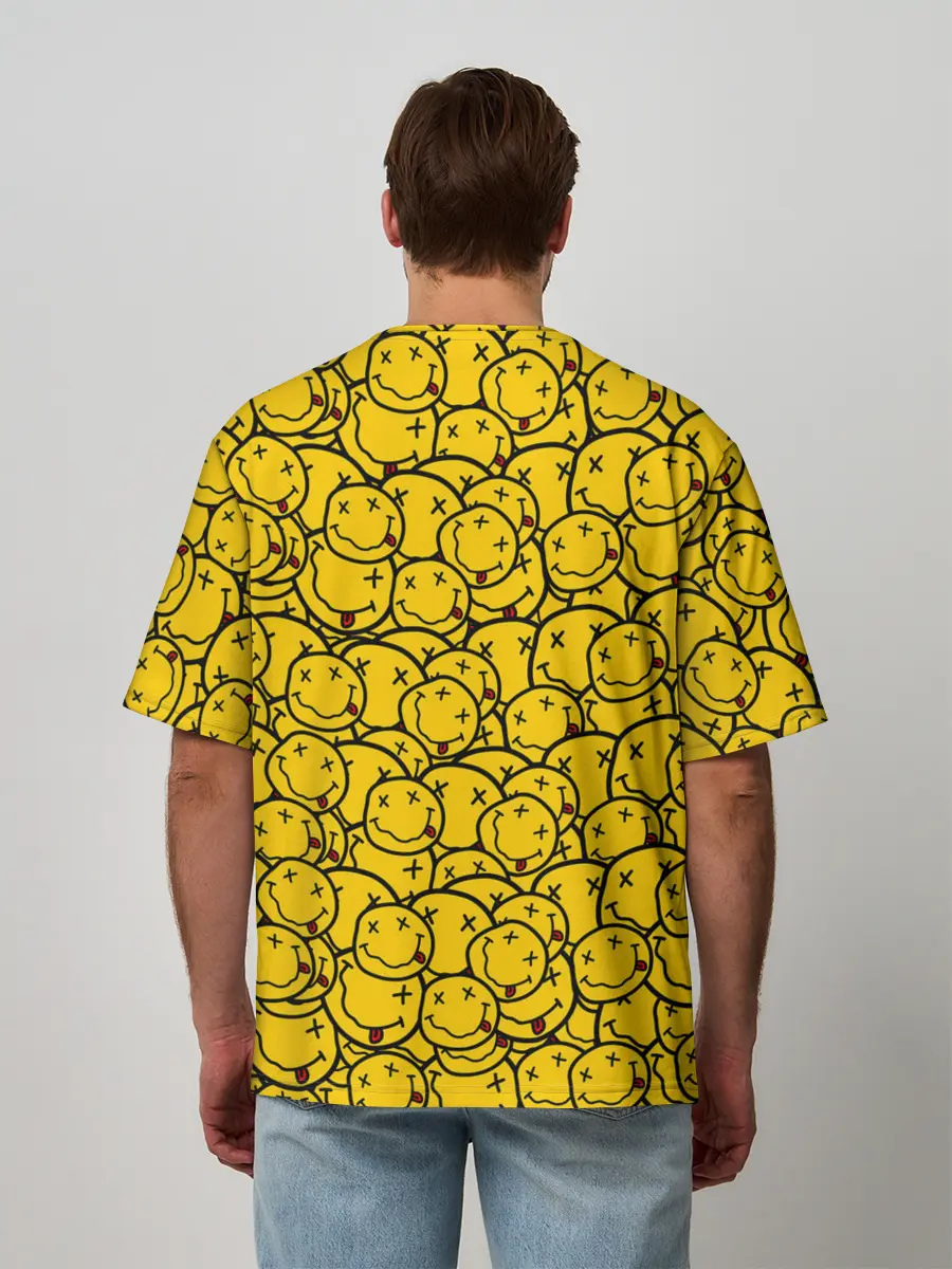 Мужская футболка оверсайз / NIRVANA