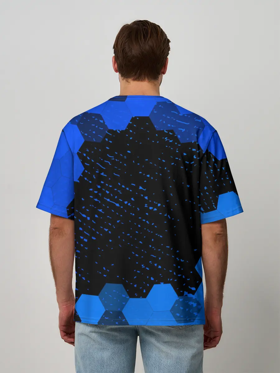 Мужская футболка оверсайз / СОНИК / SONIC