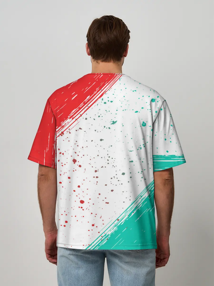 Мужская футболка оверсайз / LIVERPOOL / Ливерпуль