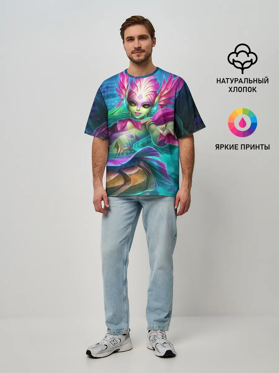 Мужская футболка оверсайз / Nami | League of Legends