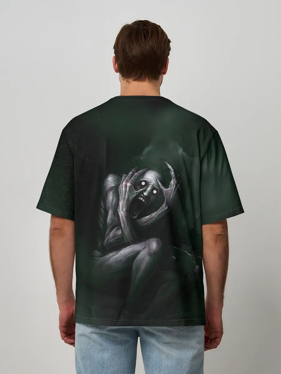 Мужская футболка оверсайз / SCP 096