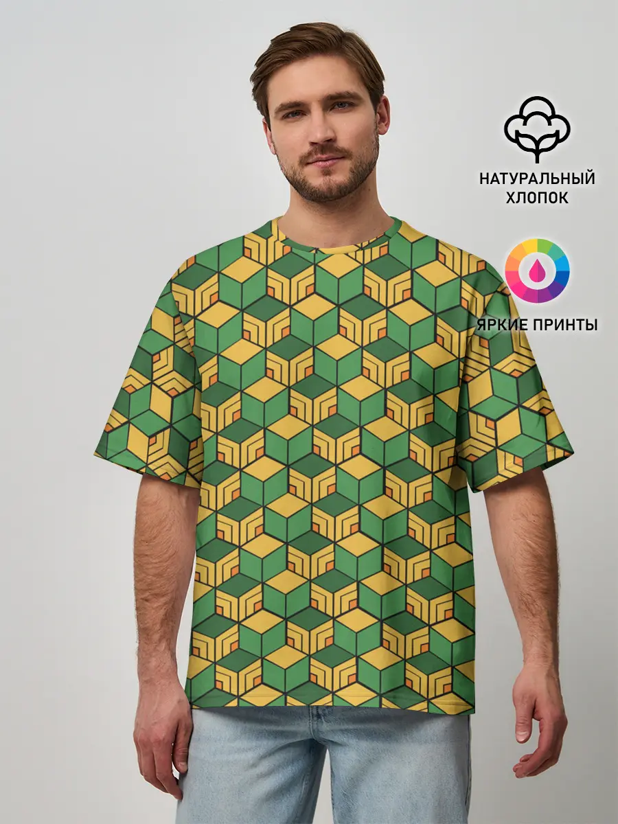 Мужская футболка оверсайз / ГИЮ ТОМИОКА | GIUY TOMIOKA