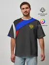 Мужская футболка оверсайз / RUSSIA SPORT