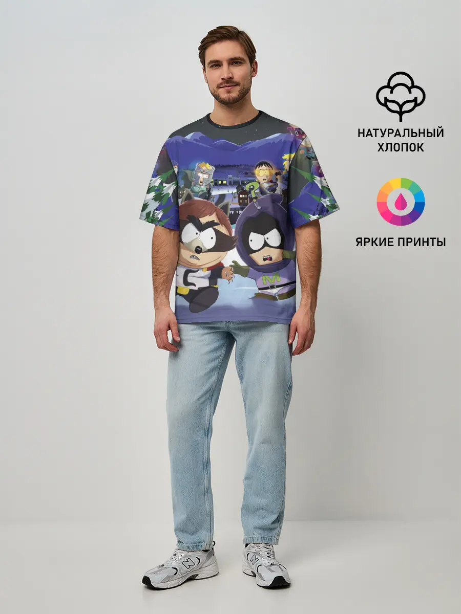 Мужская футболка оверсайз / ЮЖНЫЙ ПАРК | SOUTH PARK