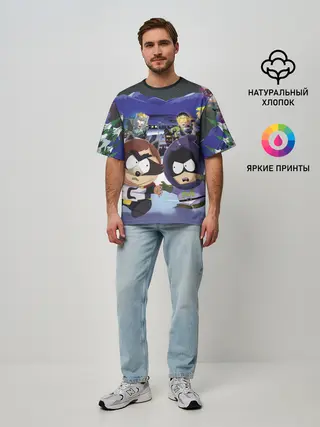 Мужская футболка оверсайз / ЮЖНЫЙ ПАРК | SOUTH PARK