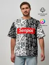 Мужская футболка оверсайз / SENPAI