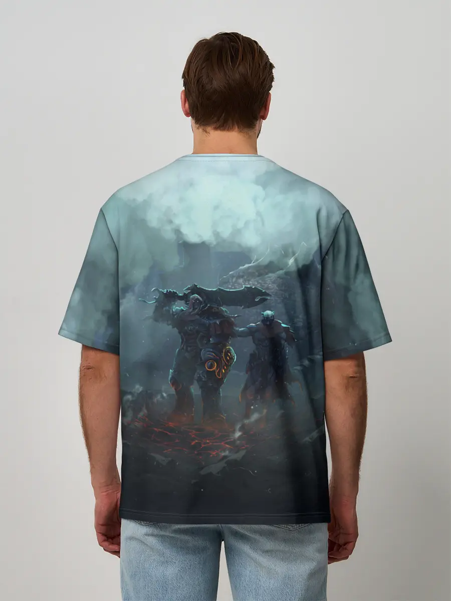 Мужская футболка оверсайз / Darksiders | Гнев Войны
