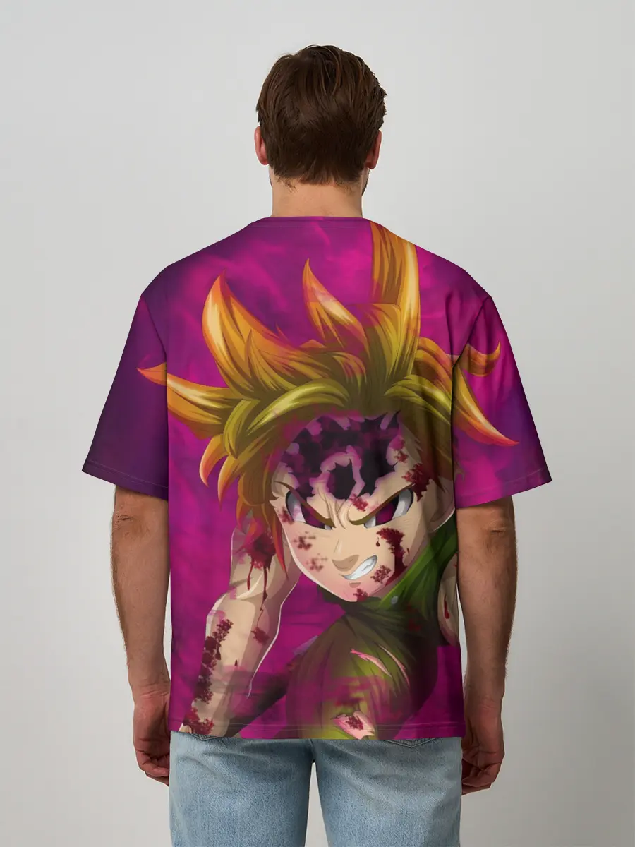 Мужская футболка оверсайз / Мелиодас