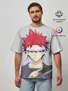 Мужская футболка оверсайз / Food wars Shokugeki no Soma