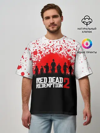 Мужская футболка оверсайз / RED DEAD REDEMPTION 2