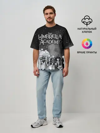 Мужская футболка оверсайз / The Umbrella Academy