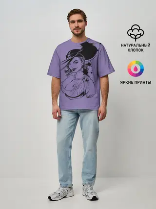 Мужская футболка оверсайз / village resident evil