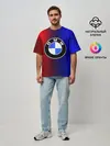 Мужская футболка оверсайз / BMW SPORT ABSTRACT