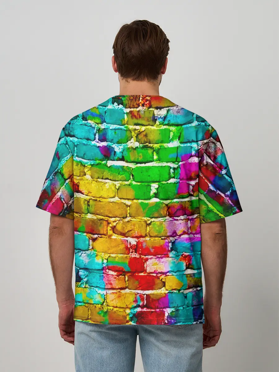 Мужская футболка оверсайз / Pikachu