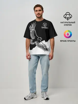 Мужская футболка оверсайз / Узбекистан